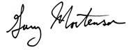 Gary Mortenson Signature